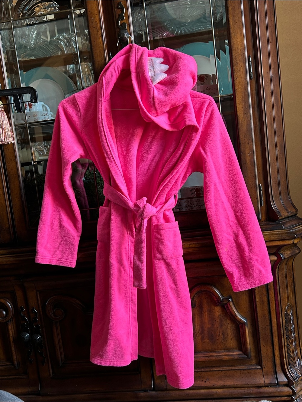 OshKosh B'gosh Bright Pink Fleece Hoodie with Princess Detail